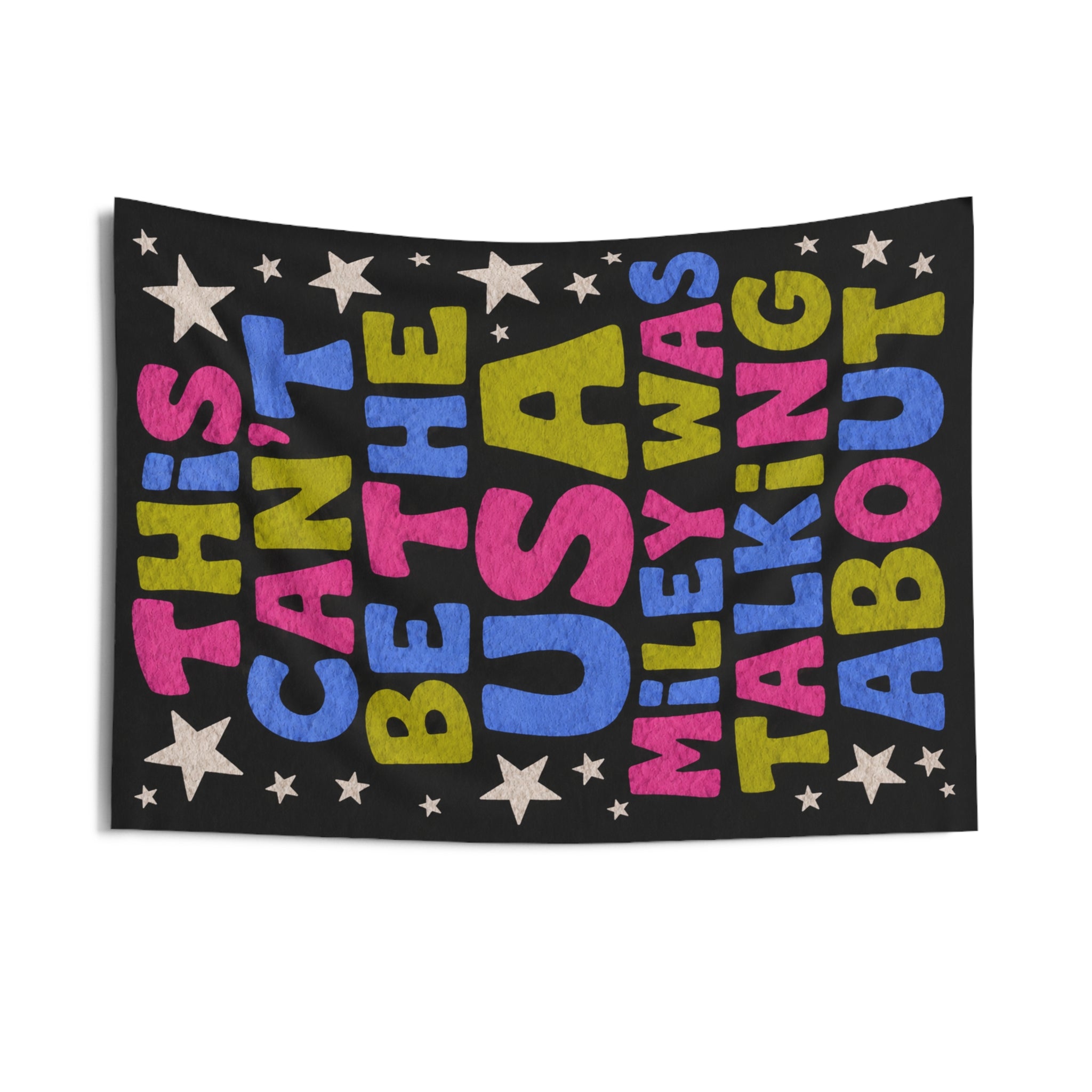 Party USA Wall Tapestry | Bold Retro Lettering