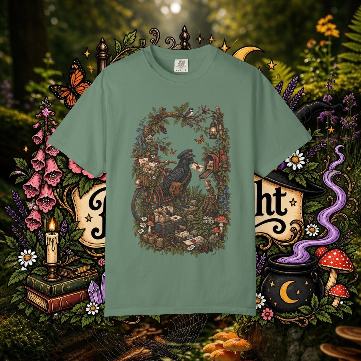 Raven Mail Carrier Oversized T-Shirt