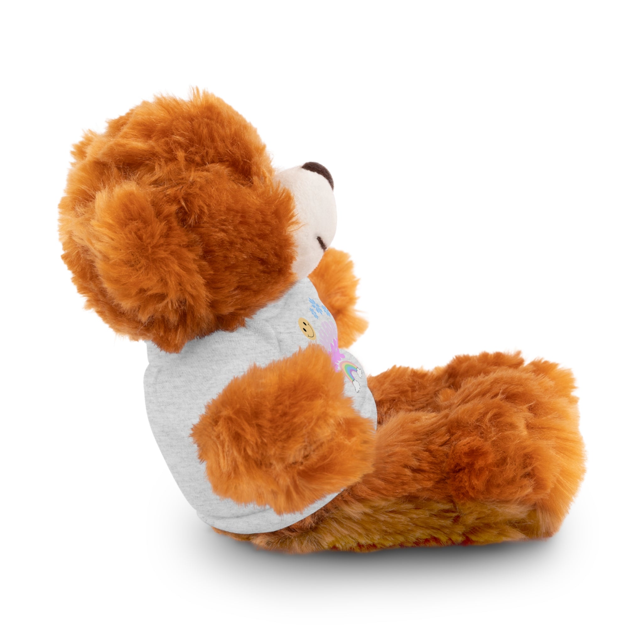 'Fueled by Rage' Teddy Bear Plush — 8" Stuffed Animal with Funny Tee