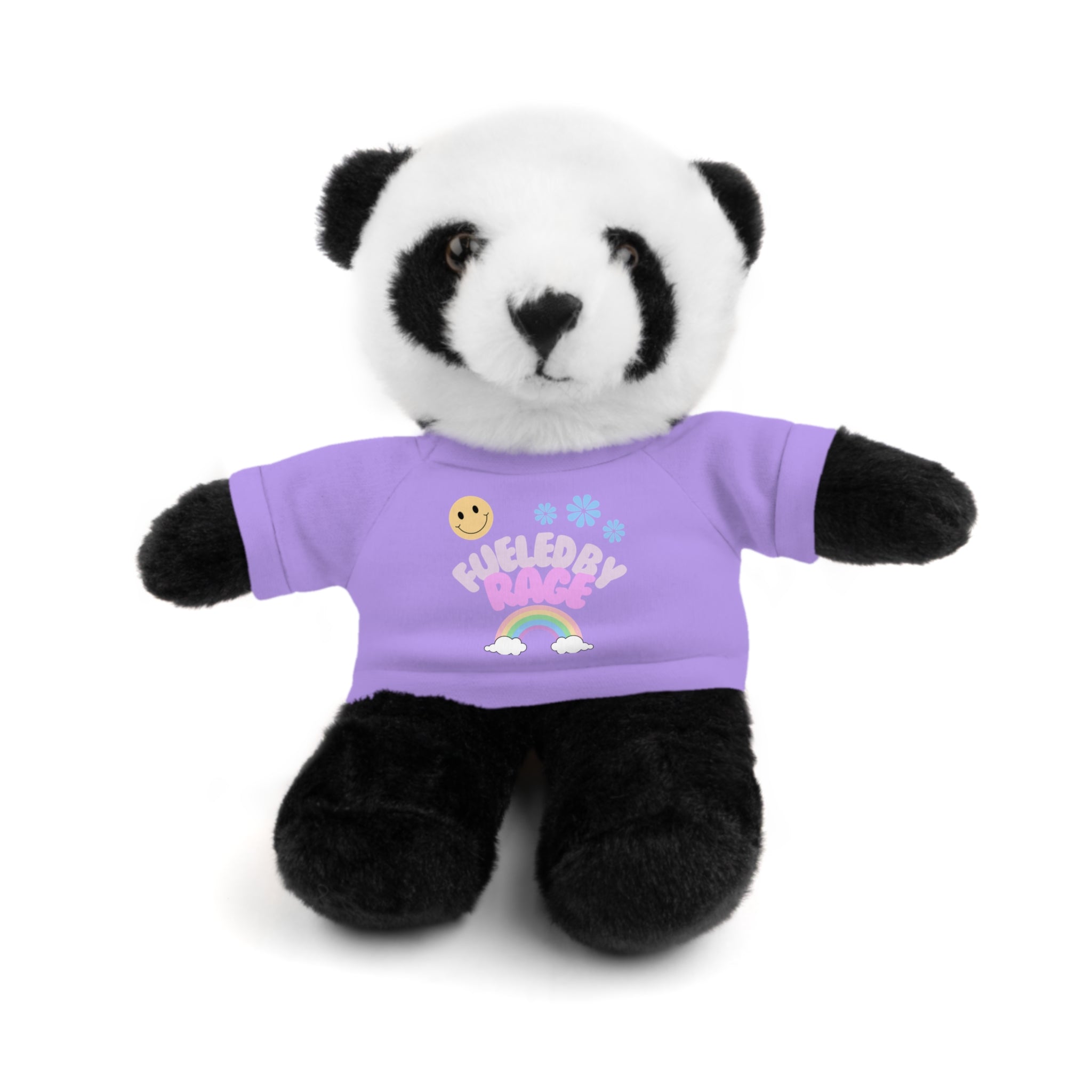 'Fueled by Rage' Teddy Bear Plush — 8" Stuffed Animal with Funny Tee