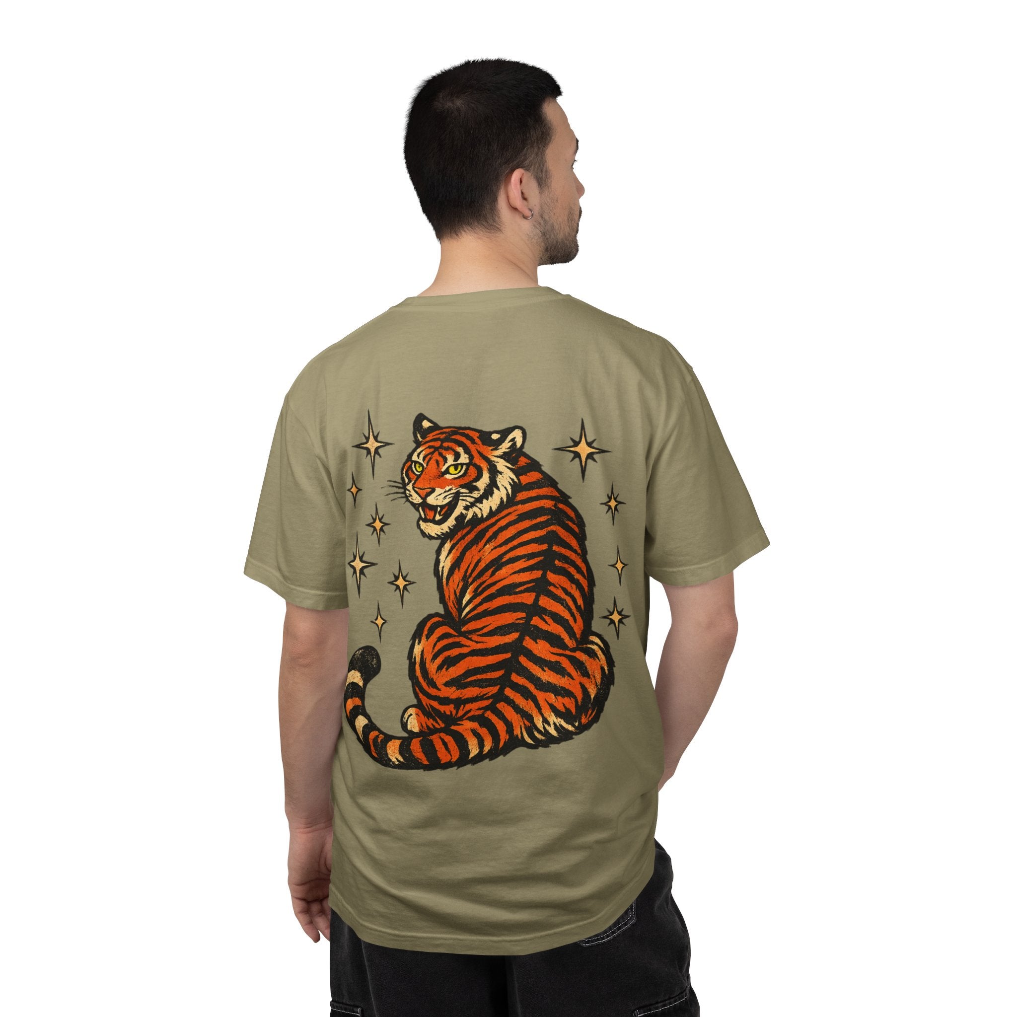 I Will Succeed Tiger T-Shirt — Bold Vintage Rider Graphic Tee