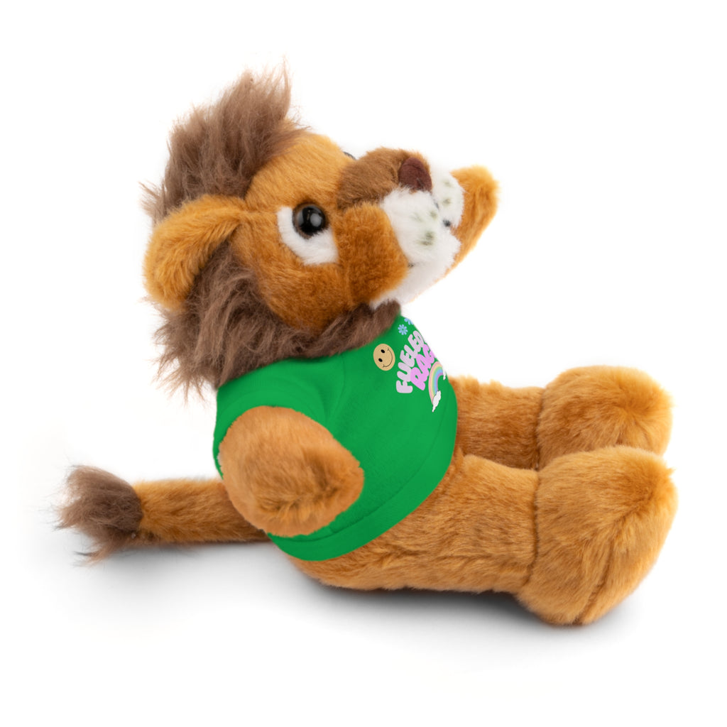 'Fueled by Rage' Teddy Bear Plush — 8" Stuffed Animal with Funny Tee