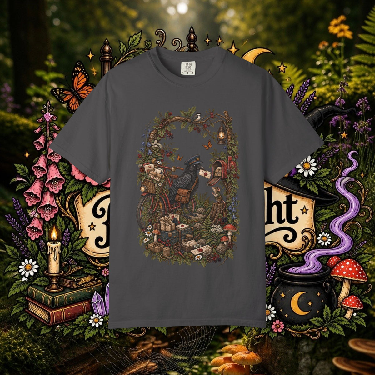Raven Mail Carrier Oversized T-Shirt