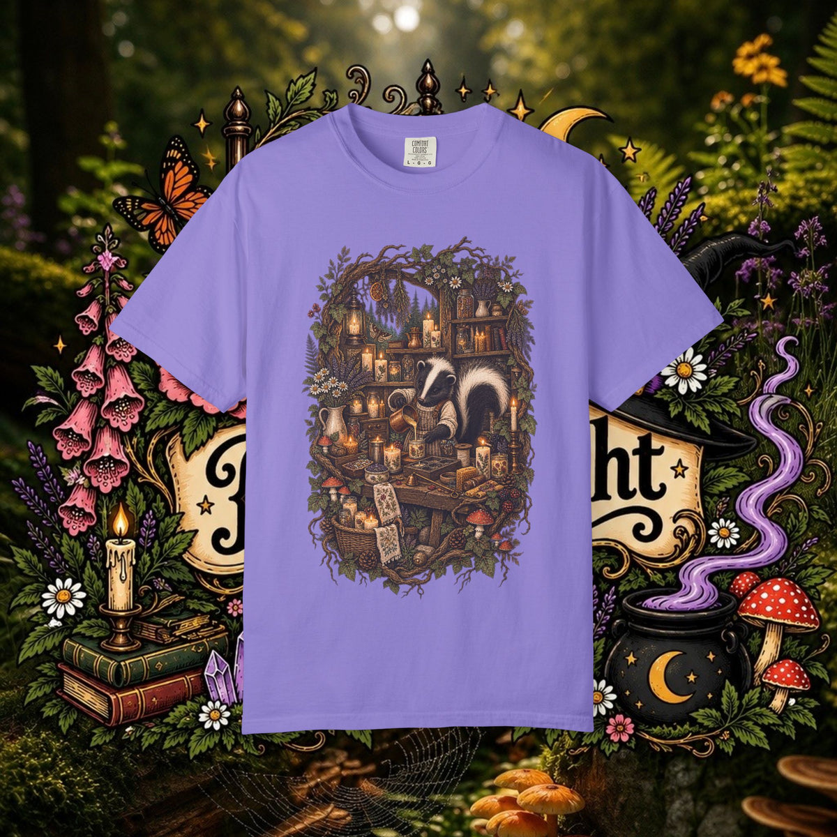 Skunk Candle Maker Oversized T-Shirt