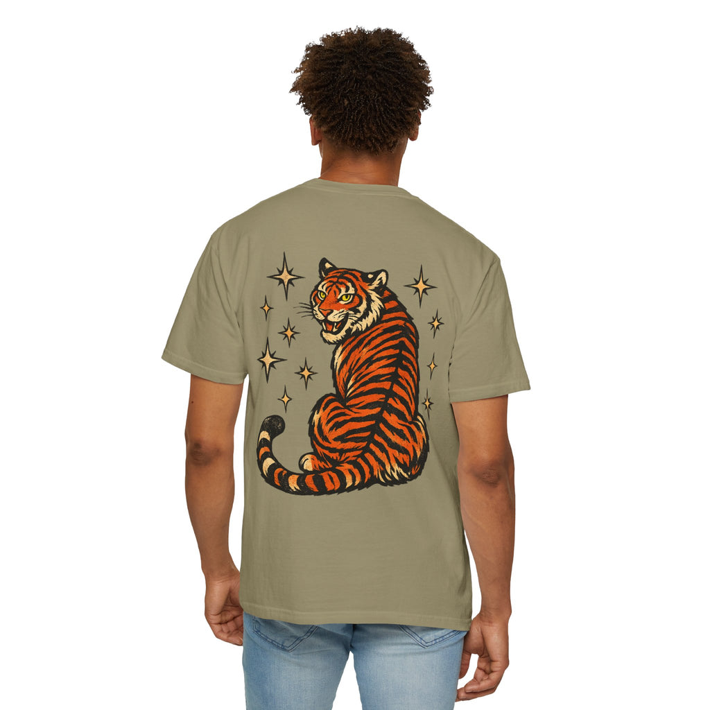 I Will Succeed Tiger T-Shirt — Bold Vintage Rider Graphic Tee