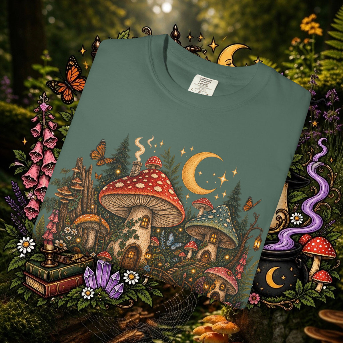 Mushroom Community Oversized T-Shirt
