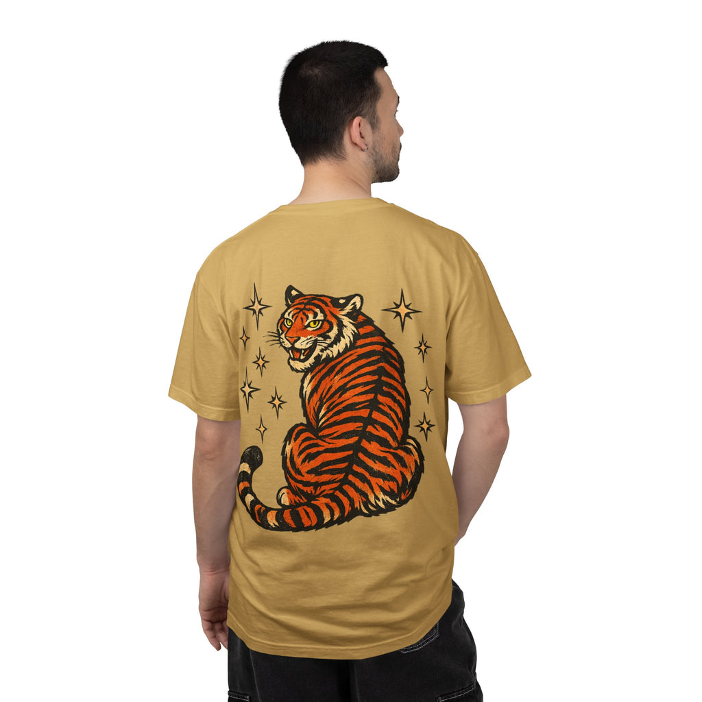 I Will Succeed Tiger T-Shirt — Bold Vintage Rider Graphic Tee