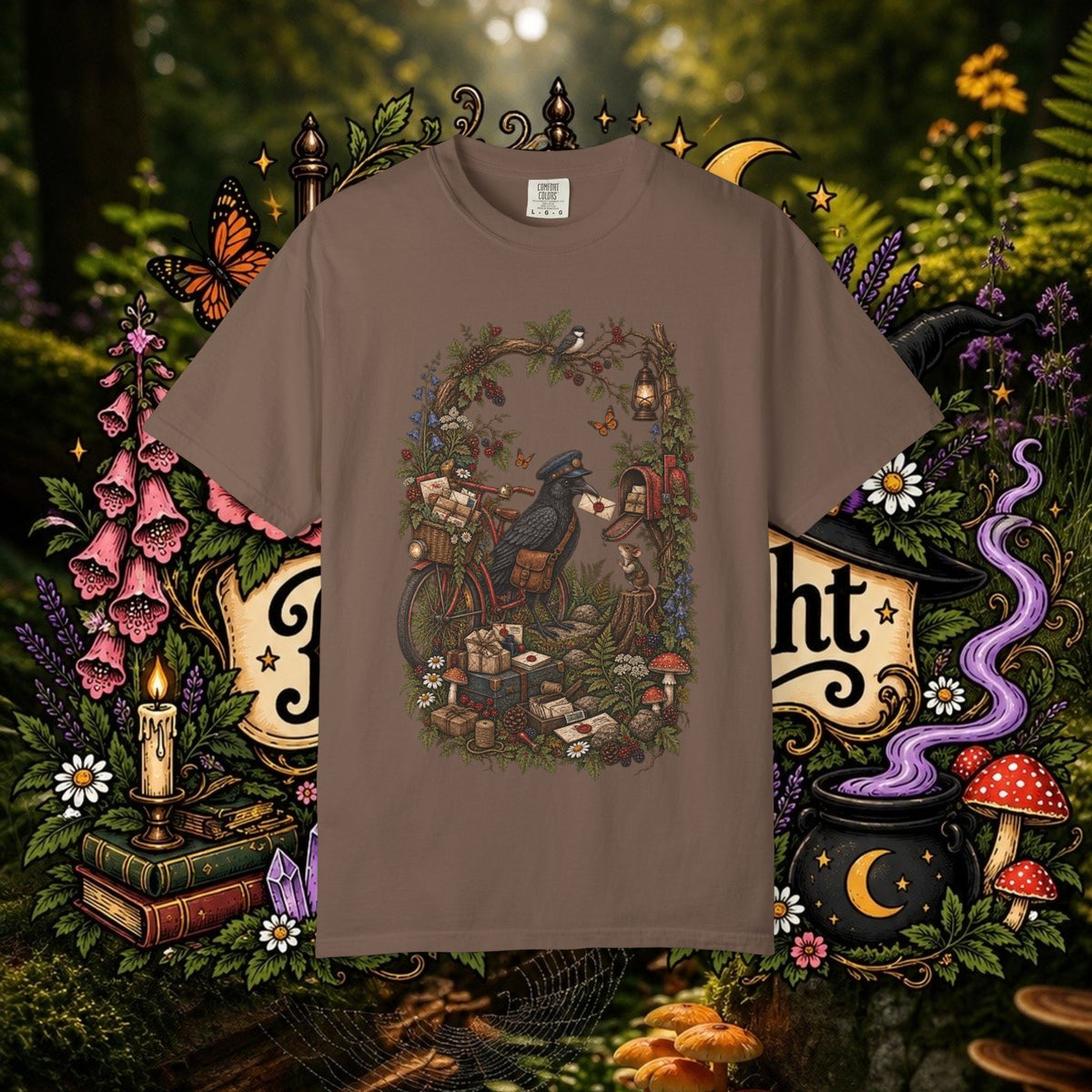 Raven Mail Carrier Oversized T-Shirt