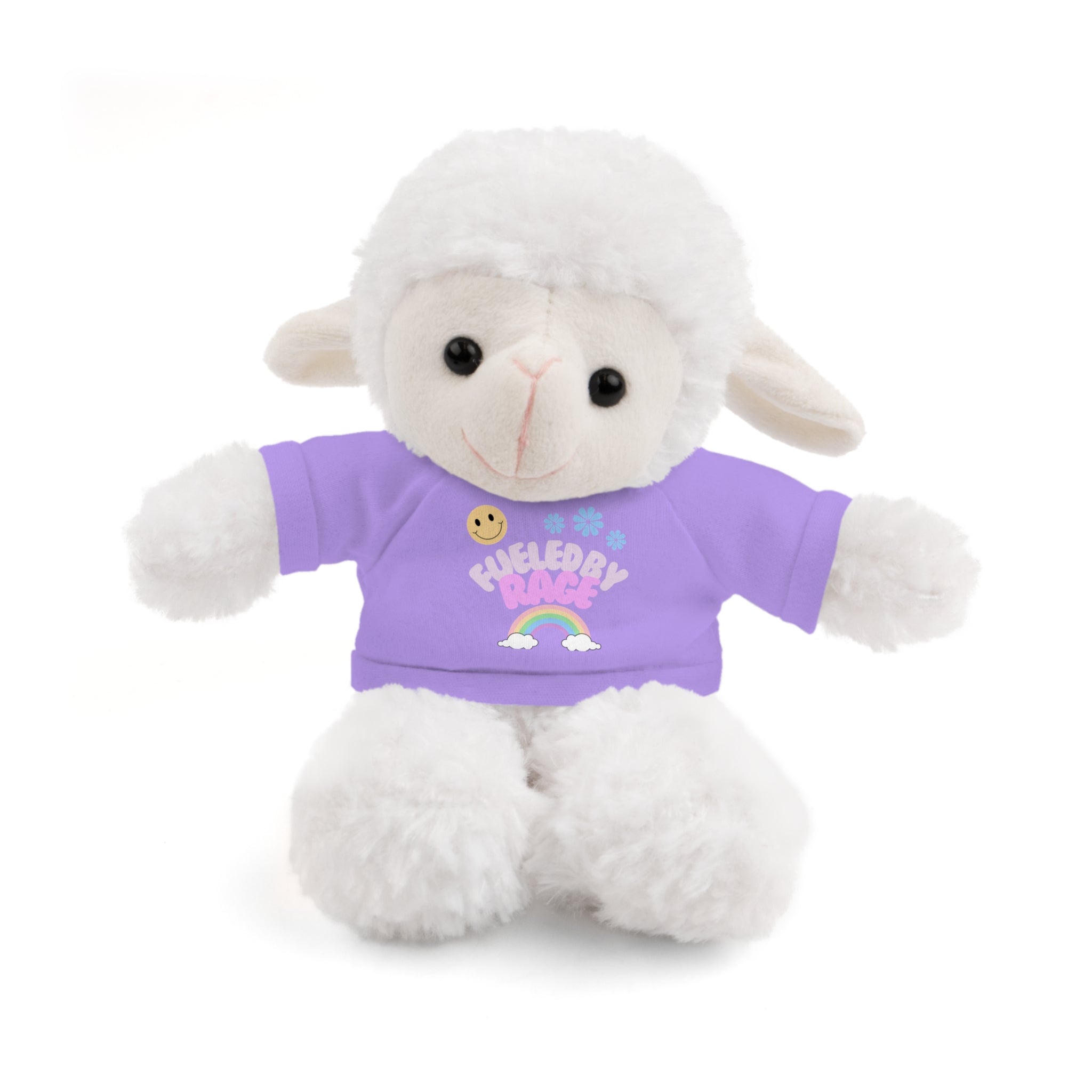'Fueled by Rage' Teddy Bear Plush — 8" Stuffed Animal with Funny Tee