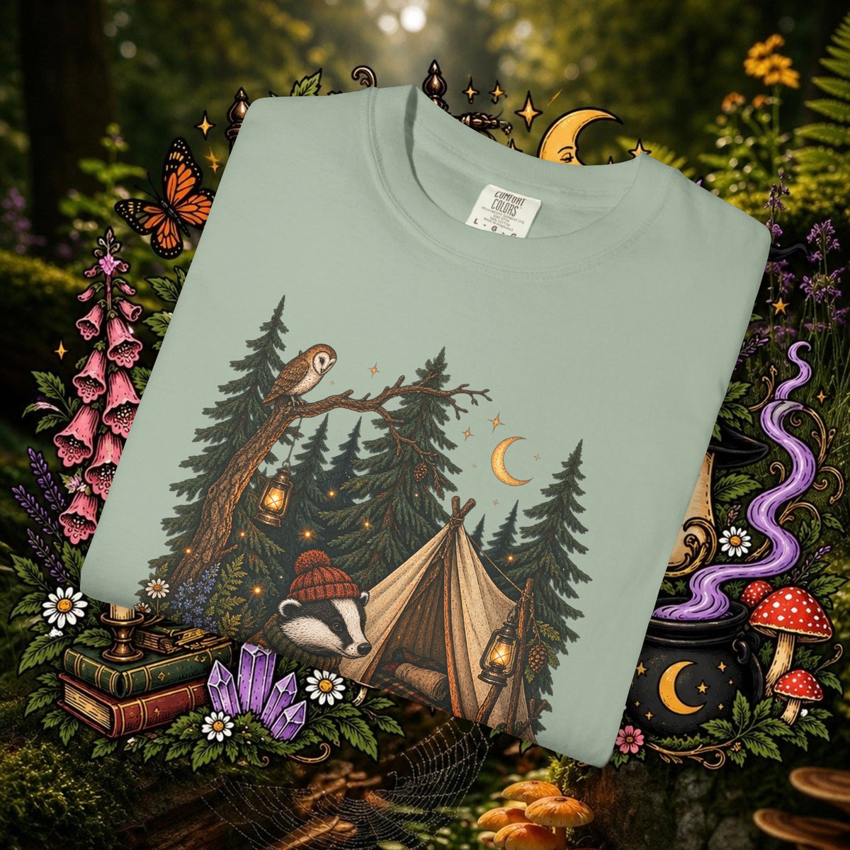 Badger Camping Oversized T-Shirt