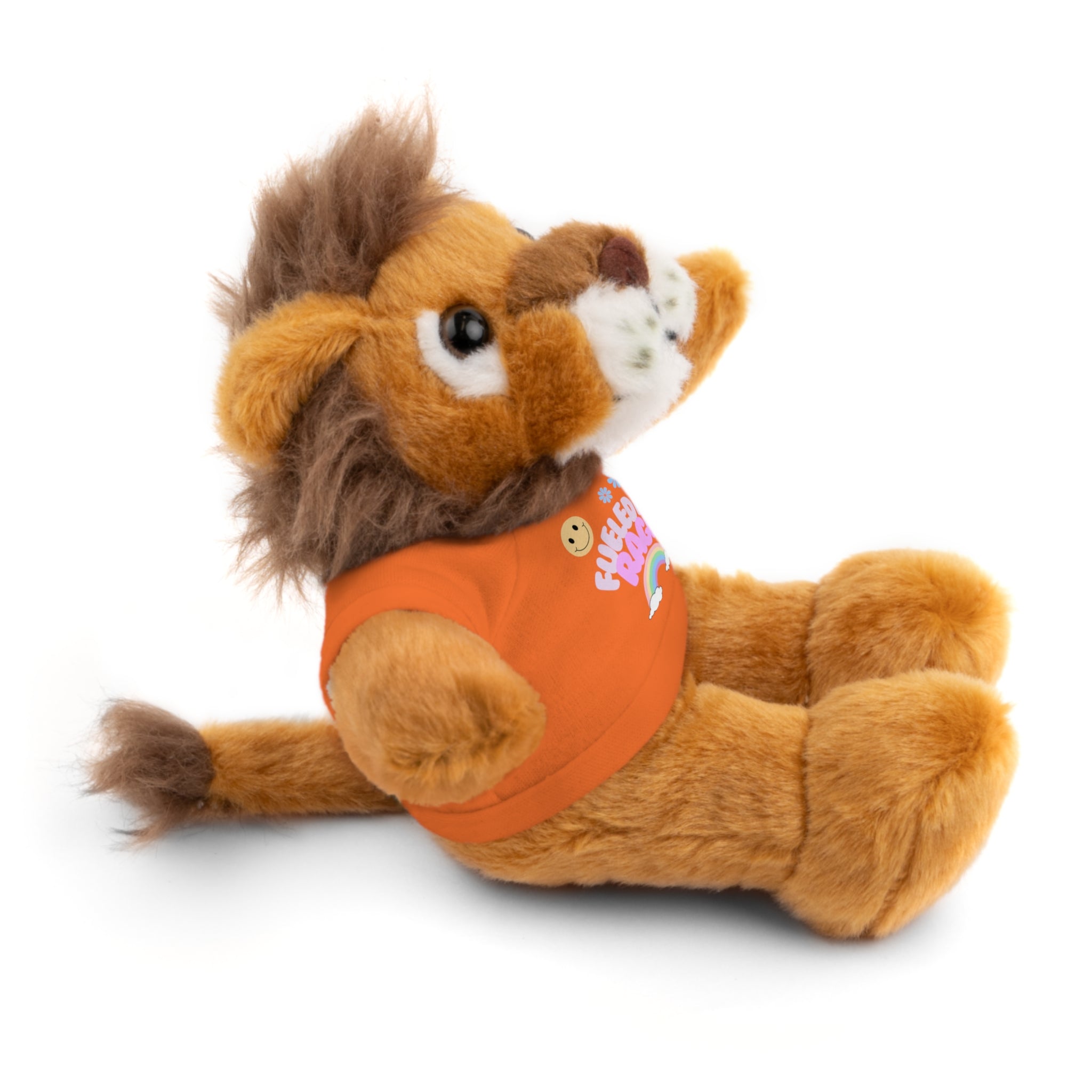 'Fueled by Rage' Teddy Bear Plush — 8" Stuffed Animal with Funny Tee