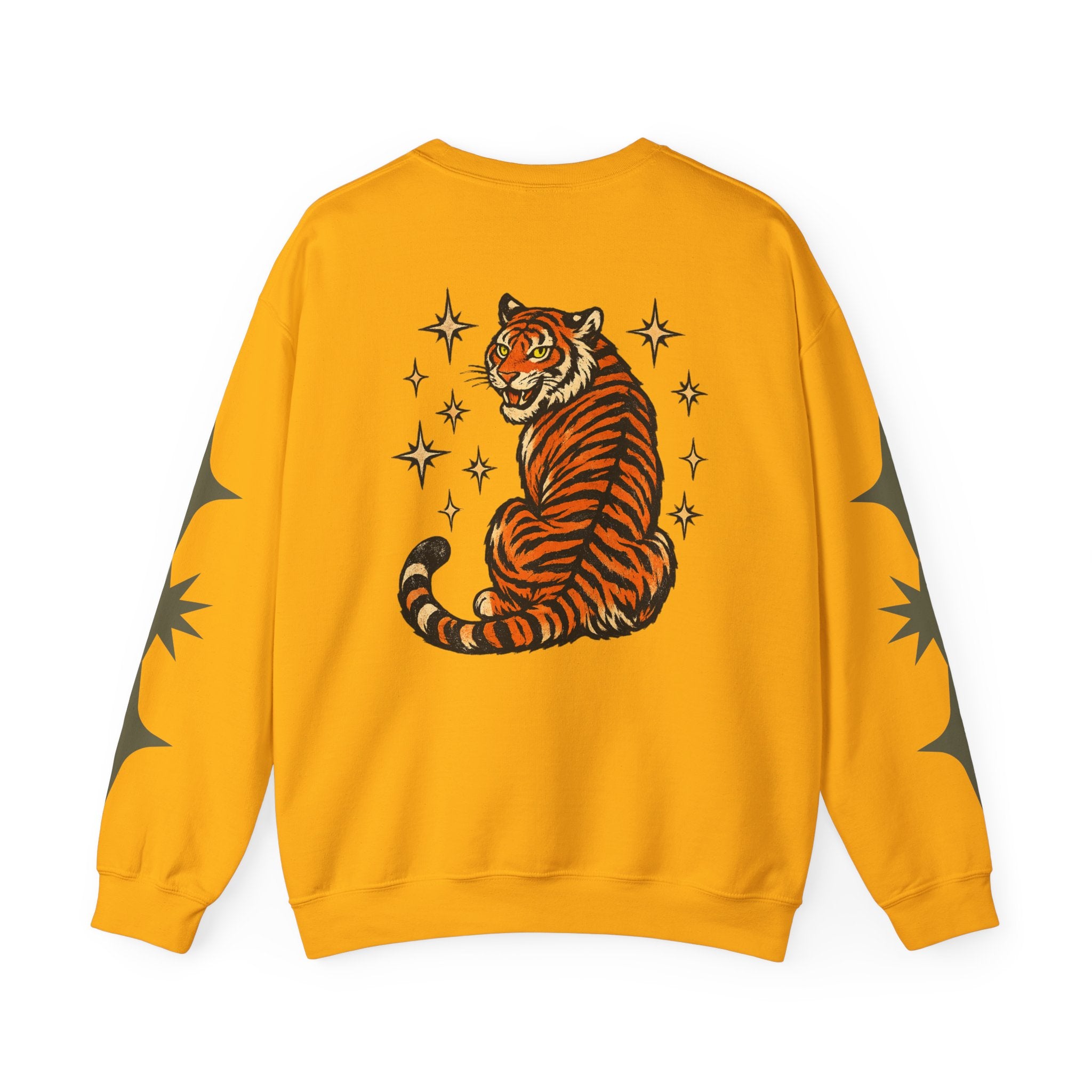 I Will Succeed "Because I Am Insane" Crewneck Sweatshirt — Vintage Tiger Rider Graphic