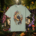 Moonlit Black Cat Oversized T-Shirt