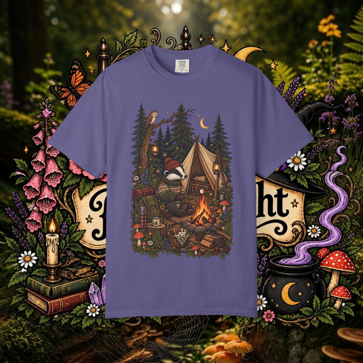 Badger Camping Oversized T-Shirt