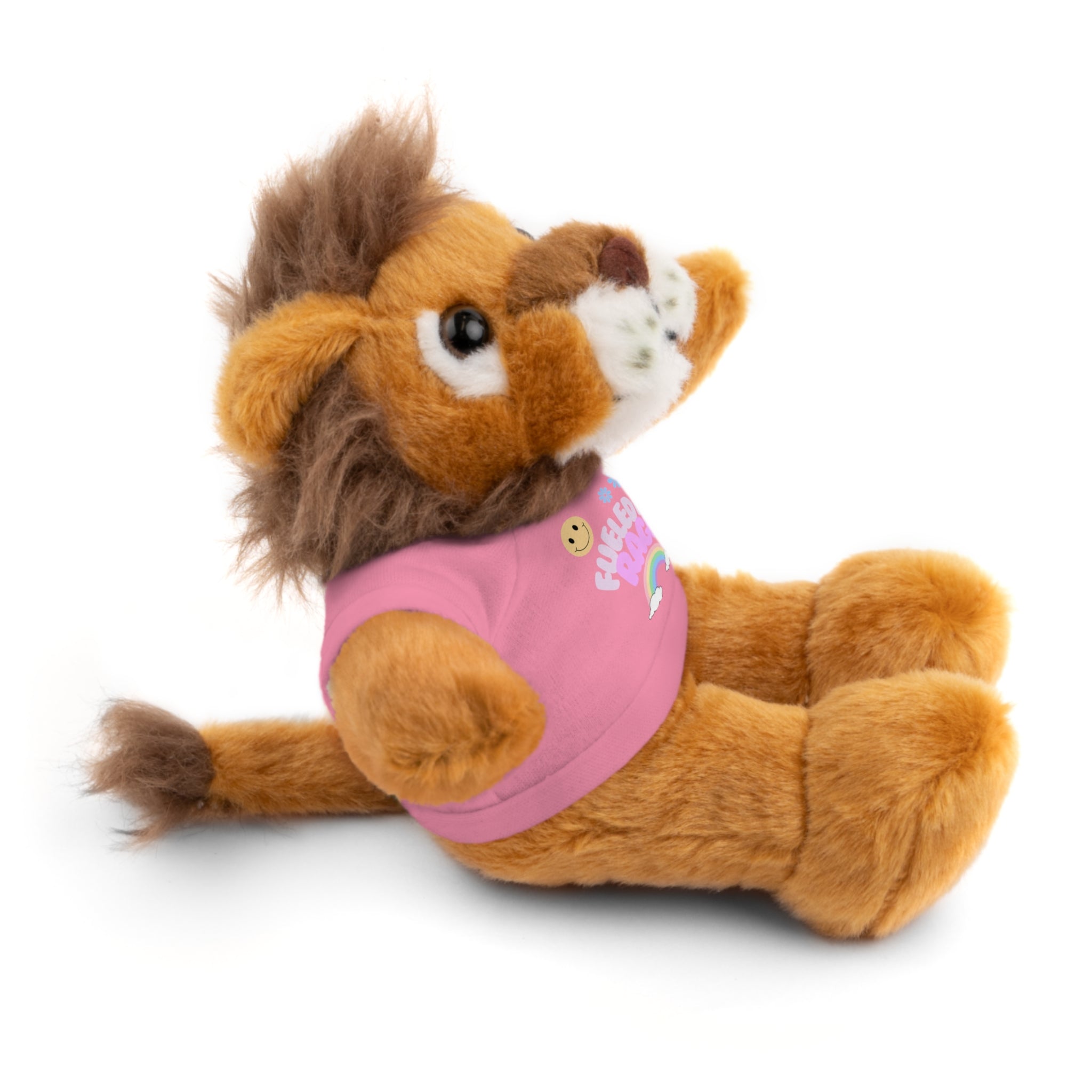 'Fueled by Rage' Teddy Bear Plush — 8" Stuffed Animal with Funny Tee