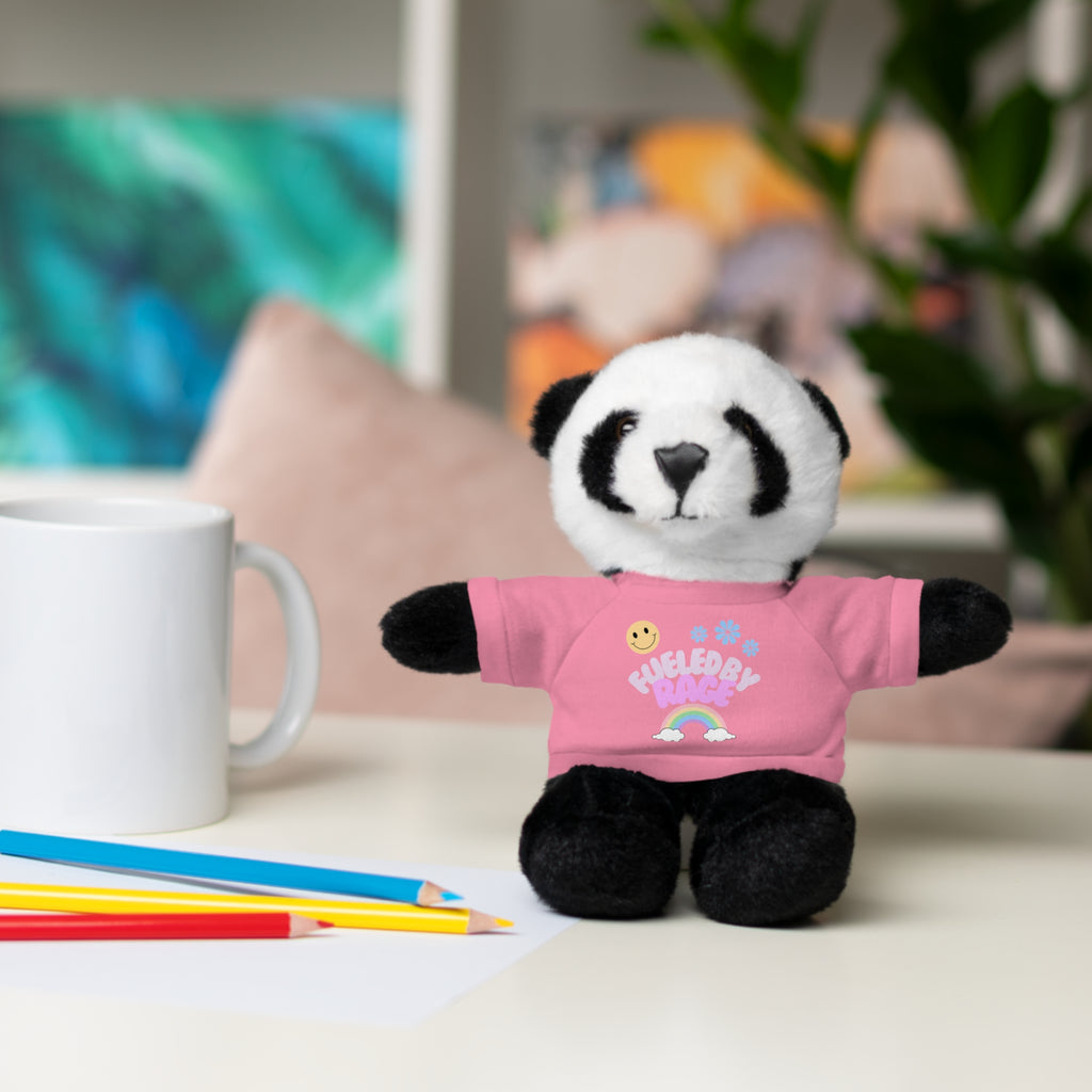 'Fueled by Rage' Teddy Bear Plush — 8" Stuffed Animal with Funny Tee