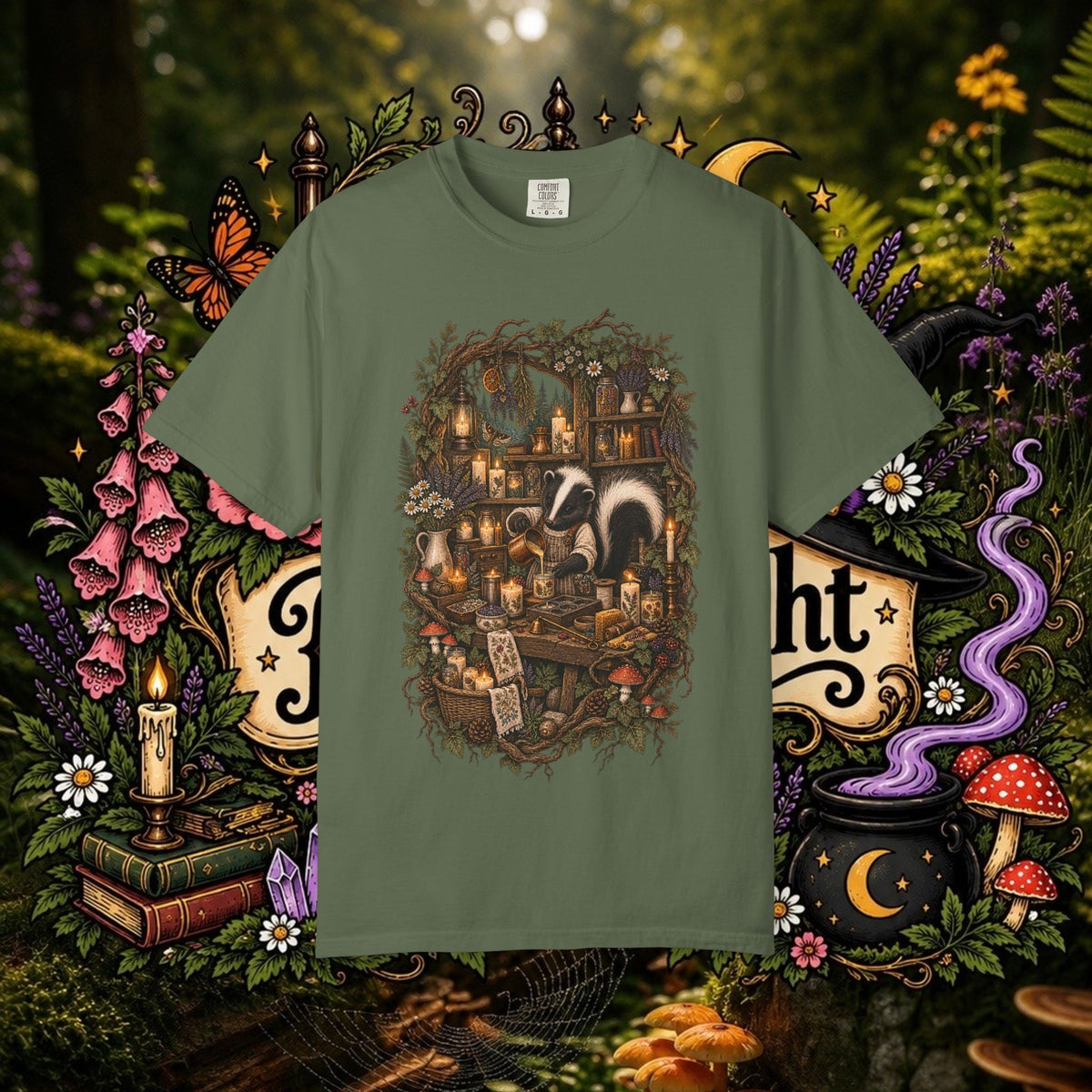 Skunk Candle Maker Oversized T-Shirt