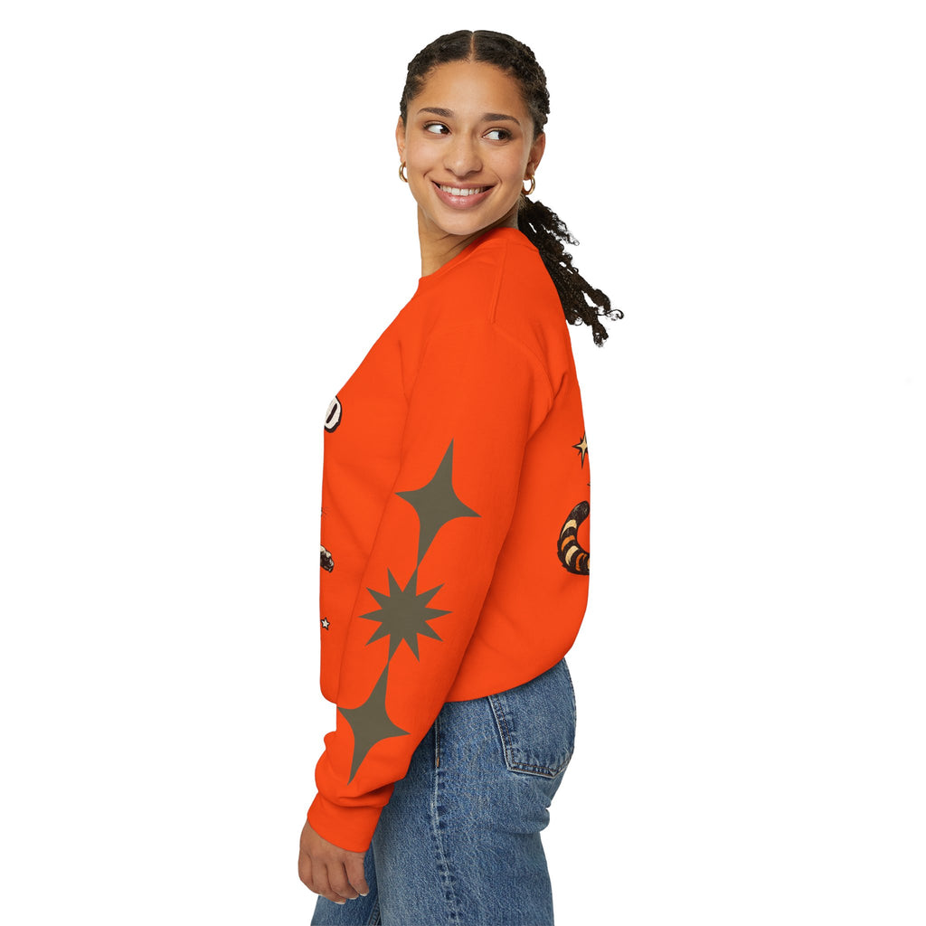 I Will Succeed "Because I Am Insane" Crewneck Sweatshirt — Vintage Tiger Rider Graphic