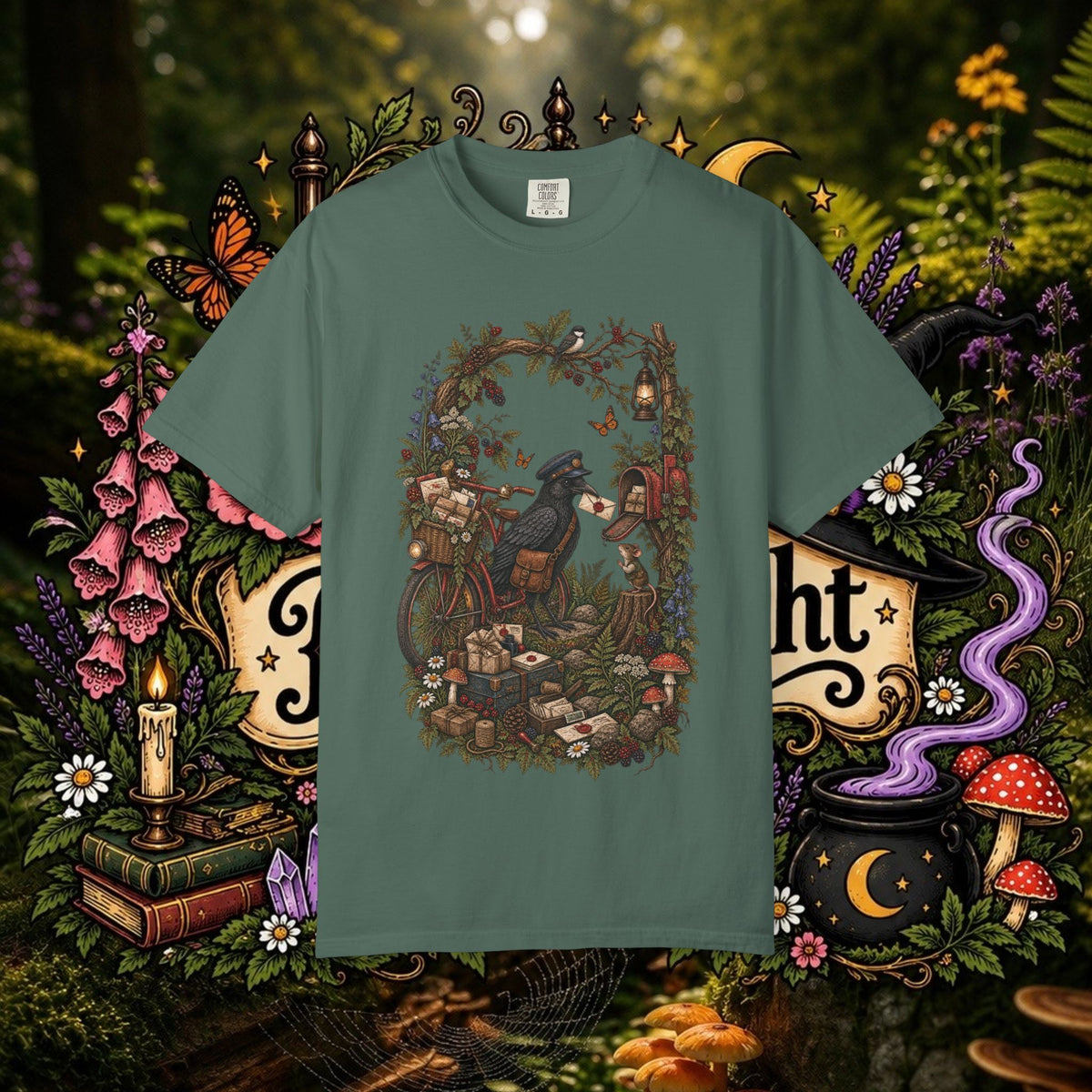 Raven Mail Carrier Oversized T-Shirt