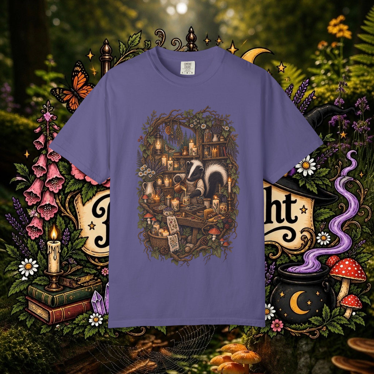Skunk Candle Maker Oversized T-Shirt