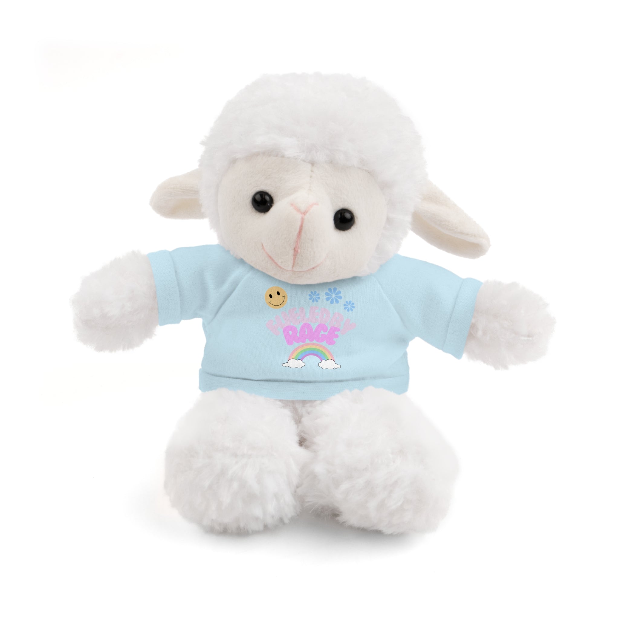 'Fueled by Rage' Teddy Bear Plush — 8" Stuffed Animal with Funny Tee
