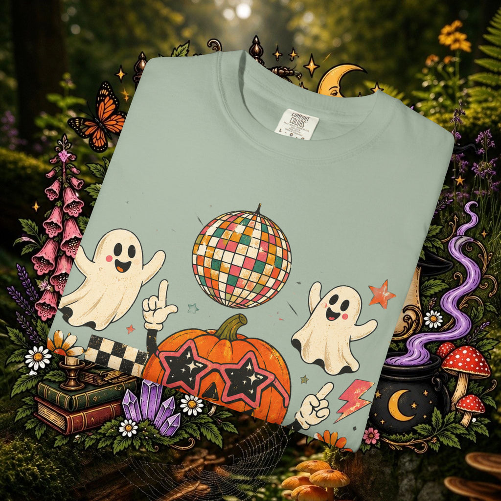 Pumpkin Disco Halloween Oversized T-Shirt