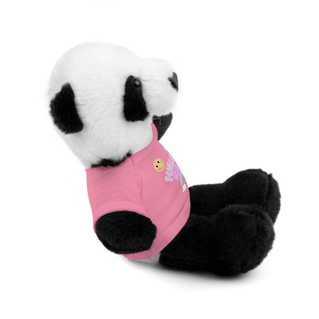 'Fueled by Rage' Teddy Bear Plush — 8" Stuffed Animal with Funny Tee