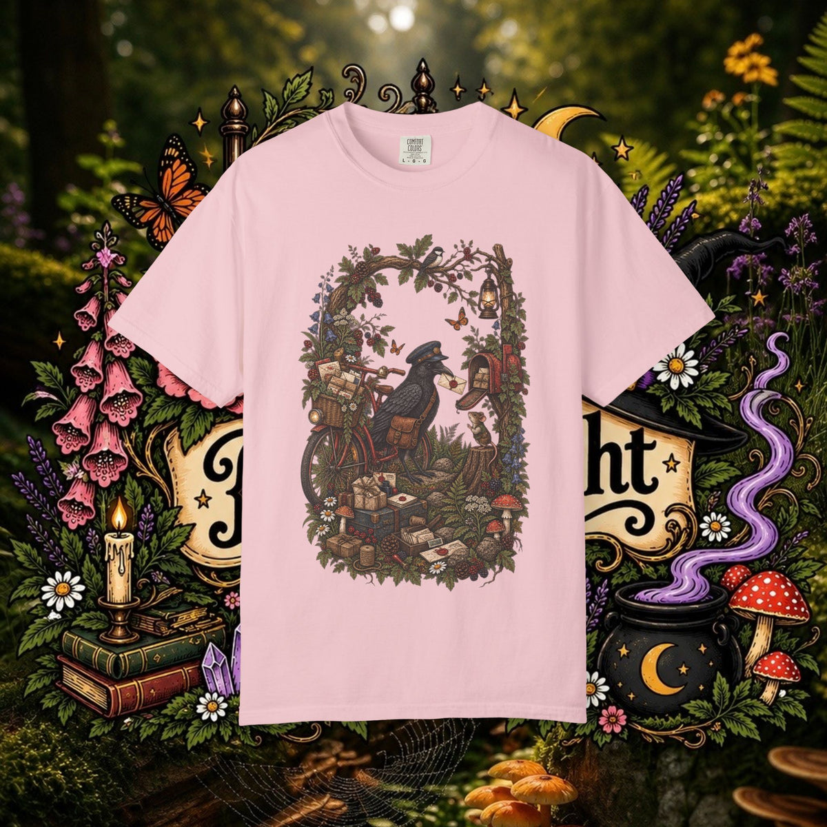 Raven Mail Carrier Oversized T-Shirt