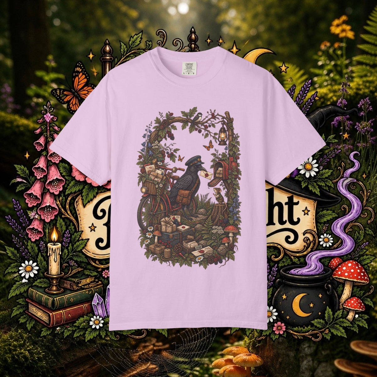 Raven Mail Carrier Oversized T-Shirt