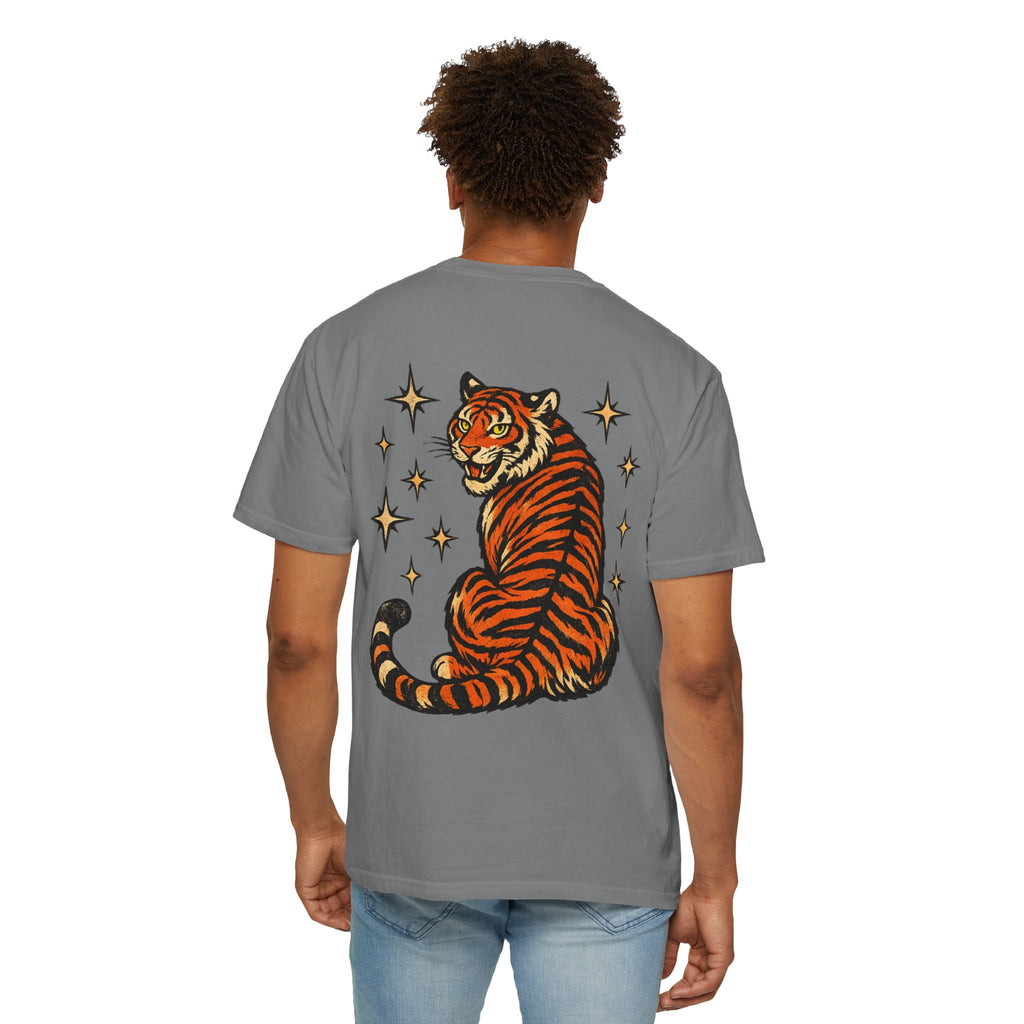 I Will Succeed Tiger T-Shirt — Bold Vintage Rider Graphic Tee