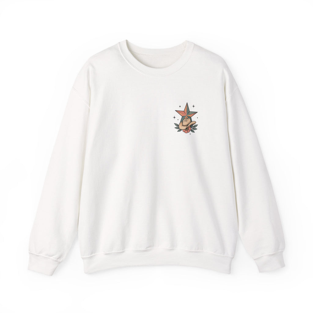 I Will Succeed Because I’m Insane Female Bull Rider Crewneck Sweatshirt