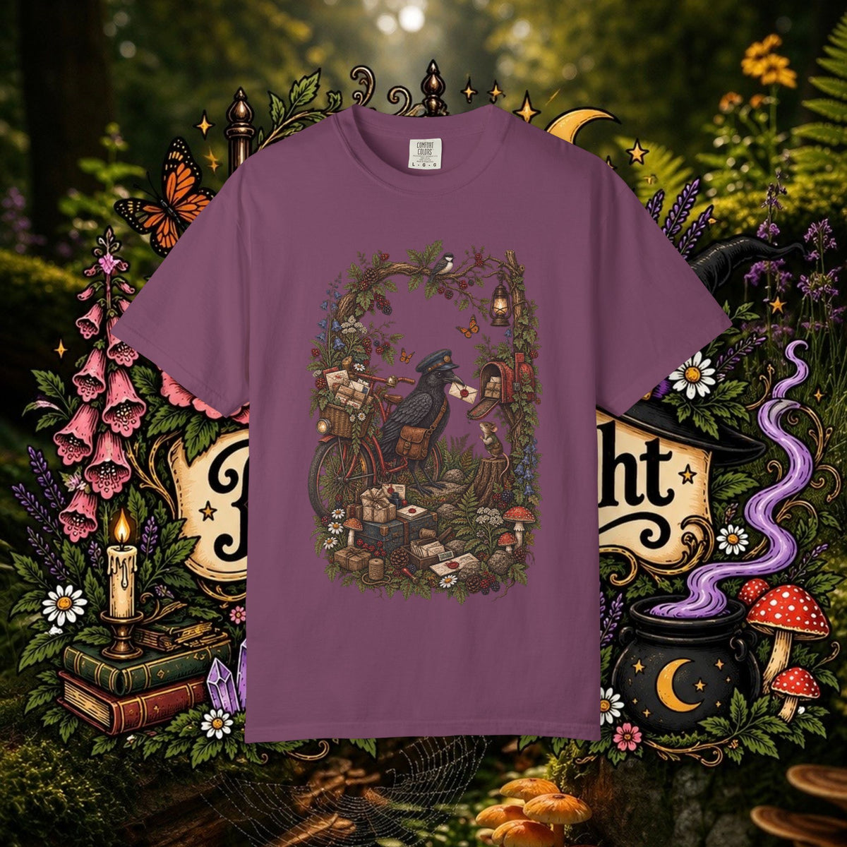 Raven Mail Carrier Oversized T-Shirt