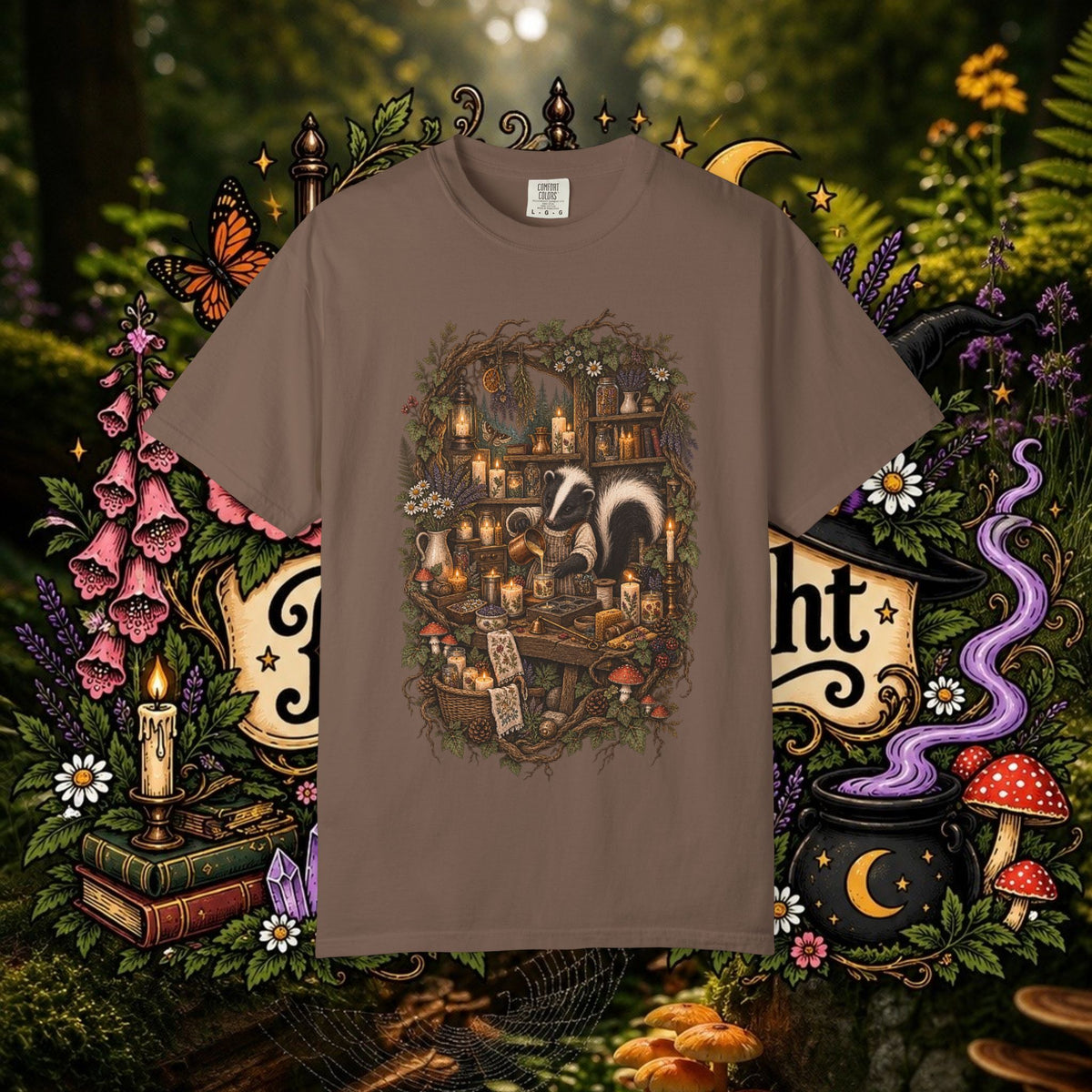Skunk Candle Maker Oversized T-Shirt