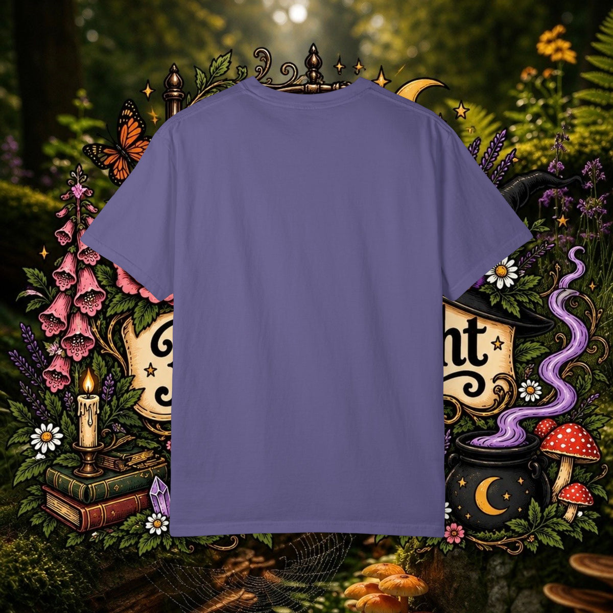 Moonlit Black Cat Oversized T-Shirt